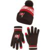 imageUltra Game Adults NFL Official Super Soft Winter Beanie Knit Hat With Warm Touch Screen GlovesTeam Color 1