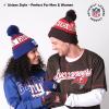 imageUltra Game Adults NFL Official Super Soft Winter Beanie Knit Hat With Warm Touch Screen GlovesTeam Color 1