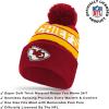 imageUltra Game Adults NFL Official Super Soft Winter Beanie Knit Hat With Warm Touch Screen GlovesTeam Color 1