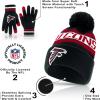 imageUltra Game Adults NFL Official Super Soft Winter Beanie Knit Hat With Warm Touch Screen GlovesTeam Color 1