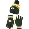 imageUltra Game Adults NFL Official Super Soft Winter Beanie Knit Hat With Warm Touch Screen GlovesTeam Color 1