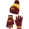 imageUltra Game Adults NFL Official Super Soft Winter Beanie Knit Hat With Warm Touch Screen GlovesTeam Color 1