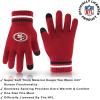 imageUltra Game Adults NFL Official Super Soft Winter Beanie Knit Hat With Warm Touch Screen GlovesTeam Color 1