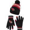 imageUltra Game Adults NFL Official Super Soft Winter Beanie Knit Hat With Warm Touch Screen GlovesTeam Color 1