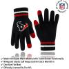 imageUltra Game Adults NFL Official Super Soft Winter Beanie Knit Hat With Warm Touch Screen GlovesTeam Color 1