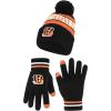 imageUltra Game Adults NFL Official Super Soft Winter Beanie Knit Hat With Warm Touch Screen GlovesTeam Color 1