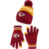 imageUltra Game Adults NFL Official Super Soft Winter Beanie Knit Hat With Warm Touch Screen GlovesTeam Color 1