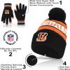 imageUltra Game Adults NFL Official Super Soft Winter Beanie Knit Hat With Warm Touch Screen GlovesTeam Color 1