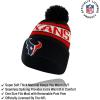 imageUltra Game Adults NFL Official Super Soft Winter Beanie Knit Hat With Warm Touch Screen GlovesTeam Color 1