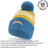 imageUltra Game Adults NFL Official Super Soft Winter Beanie Knit Hat With Warm Touch Screen GlovesTeam Color 1