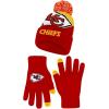 imageUltra Game Adults NFL Official Super Soft Winter Beanie Knit Hat With Warm Touch Screen GlovesTeam Color 2