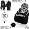 imageUltra Game Adults NFL Official Super Soft Winter Beanie Knit Hat With Warm Touch Screen GlovesTeam Color 2