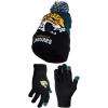 imageUltra Game Adults NFL Official Super Soft Winter Beanie Knit Hat With Warm Touch Screen GlovesTeam Color 2