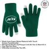 imageUltra Game Adults NFL Official Super Soft Winter Beanie Knit Hat With Warm Touch Screen GlovesTeam Color 2