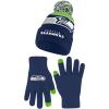 imageUltra Game Adults NFL Official Super Soft Winter Beanie Knit Hat With Warm Touch Screen GlovesTeam Color 2