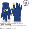 imageUltra Game Adults NFL Official Super Soft Winter Beanie Knit Hat With Warm Touch Screen GlovesTeam Color 2