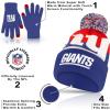 imageUltra Game Adults NFL Official Super Soft Winter Beanie Knit Hat With Warm Touch Screen GlovesTeam Color 2