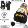 imageUltra Game Adults NFL Official Super Soft Winter Beanie Knit Hat With Warm Touch Screen GlovesTeam Color 2