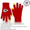 imageUltra Game Adults NFL Official Super Soft Winter Beanie Knit Hat With Warm Touch Screen GlovesTeam Color 2