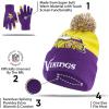 imageUltra Game Adults NFL Official Super Soft Winter Beanie Knit Hat With Warm Touch Screen GlovesTeam Color 2