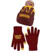 imageUltra Game Adults NFL Official Super Soft Winter Beanie Knit Hat With Warm Touch Screen GlovesTeam Color 2