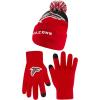 imageUltra Game Adults NFL Official Super Soft Winter Beanie Knit Hat With Warm Touch Screen GlovesTeam Color 2