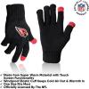 imageUltra Game Adults NFL Official Super Soft Winter Beanie Knit Hat With Warm Touch Screen GlovesTeam Color 2