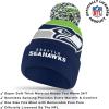 imageUltra Game Adults NFL Official Super Soft Winter Beanie Knit Hat With Warm Touch Screen GlovesTeam Color 2