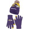 imageUltra Game Adults NFL Official Super Soft Winter Beanie Knit Hat With Warm Touch Screen GlovesTeam Color 2