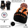 imageUltra Game Adults NFL Official Super Soft Winter Beanie Knit Hat With Warm Touch Screen GlovesTeam Color 2