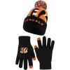imageUltra Game Adults NFL Official Super Soft Winter Beanie Knit Hat With Warm Touch Screen GlovesTeam Color 2