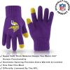imageUltra Game Adults NFL Official Super Soft Winter Beanie Knit Hat With Warm Touch Screen GlovesTeam Color 2