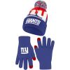 imageUltra Game Adults NFL Official Super Soft Winter Beanie Knit Hat With Warm Touch Screen GlovesTeam Color 2