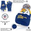 imageUltra Game Adults NFL Official Super Soft Winter Beanie Knit Hat With Warm Touch Screen GlovesTeam Color 2