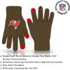 imageUltra Game Adults NFL Official Super Soft Winter Beanie Knit Hat With Warm Touch Screen GlovesTeam Color 2