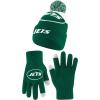 imageUltra Game Adults NFL Official Super Soft Winter Beanie Knit Hat With Warm Touch Screen GlovesTeam Color 2