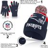 imageUltra Game Adults NFL Official Super Soft Winter Beanie Knit Hat With Warm Touch Screen GlovesTeam Color 2