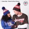 imageUltra Game Adults NFL Official Super Soft Winter Beanie Knit Hat With Warm Touch Screen GlovesTeam Color 2