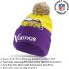 imageUltra Game Adults NFL Official Super Soft Winter Beanie Knit Hat With Warm Touch Screen GlovesTeam Color 2