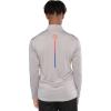 imageUltra Game Mens NBA Official Long Sleeve Active Quarter Zip Pullover TShirtHeather Gray