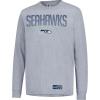 imageUltra Game Mens NBA Official Super Soft Game Day Long Sleeve TShirtHeather Gray