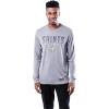 imageUltra Game Mens NBA Official Super Soft Game Day Long Sleeve TShirtHeather Gray
