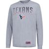 imageUltra Game Mens NBA Official Super Soft Game Day Long Sleeve TShirtHeather Gray