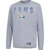 imageUltra Game Mens NBA Official Super Soft Game Day Long Sleeve TShirtHeather Gray