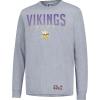imageUltra Game Mens NBA Official Super Soft Game Day Long Sleeve TShirtHeather Gray