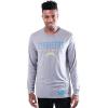 imageUltra Game Mens NBA Official Super Soft Game Day Long Sleeve TShirtHeather Gray