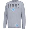 imageUltra Game Mens NBA Official Super Soft Game Day Long Sleeve TShirtHeather Gray