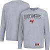 imageUltra Game Mens NBA Official Super Soft Game Day Long Sleeve TShirtHeather Gray
