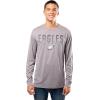 imageUltra Game Mens NBA Official Super Soft Game Day Long Sleeve TShirtHeather Gray