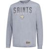 imageUltra Game Mens NBA Official Super Soft Game Day Long Sleeve TShirtHeather Gray